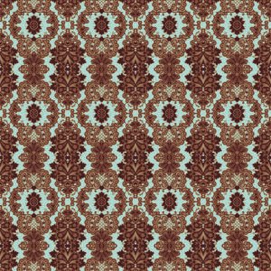 Refined Baroque Wallpaper “Bronze Lacework”