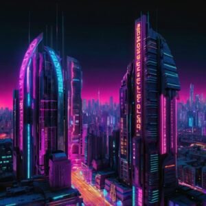 Ateities neoninis miestas